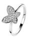 Orphelia Ring Zilver 925 Zirkonia Wit Dier