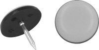 AMIG Teflon Meubelglijders Stoelpootbeschermers Ø32mm met Spijker PTFE Grijs 4 stuks