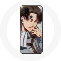 Maniacase Hoesje voor Xiaomi Redmi 9C Aanval van de Titanen Levi Ackerman Manga