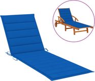 VidaXL Ligbedkussens oxford stof (100% polyester) koninklijk blauw