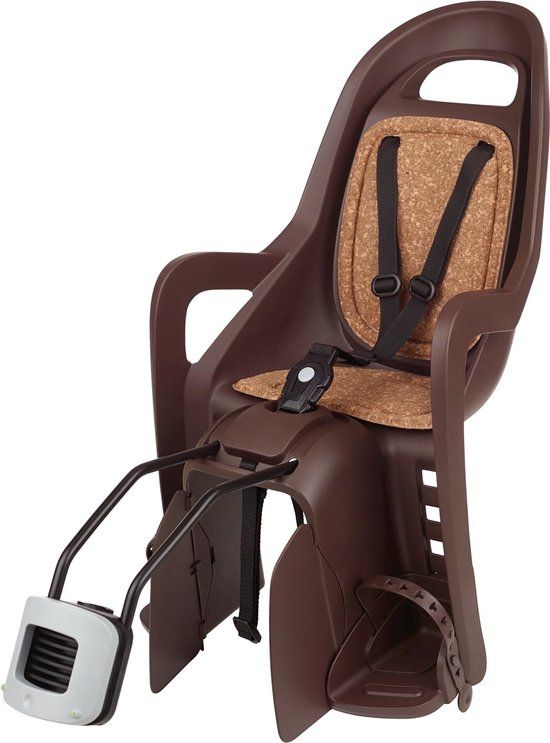Polisport Groovy BIO Maxi FF - Brown - Rear Child Seat - Frame Mount