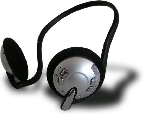 Megatopper Sport mp3 Speler met radio en Bluetooth Draadloze Sportkoptelefoon met ingebouwd 16 GB geheugen Sport headset Sport Walkman Run