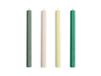 HAY Hexagon Candle lot de 4 Verts-blancs