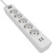 Philips SPN3052WA/10 Stekkerdoos met 5 Schuko-stopcontacten en 2 USB-poorten 2,4 A, aan/uit-schakelaar, gevlochten netsnoer 1,5 m (hoge weerstand), wit