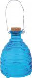 Merkloos / Sans marque Esschert Design Wespenval - met hengel - groen - glas - 14 cm