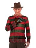 Smiffys A Nightmare On Elm Street Freddy Krueger Costume Printed Top Glove & Hat M