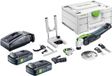Festool OSC 18 E-Basic-set accu-oscillator 18 V Starlock Max Brushless + 2x accu 4,0 Ah + oplader + 7-delige accessoire-set + Systainer