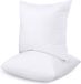Unyqoos Garnissage de coussin 60 x 60 cm - Lot de 2 - Blanc
