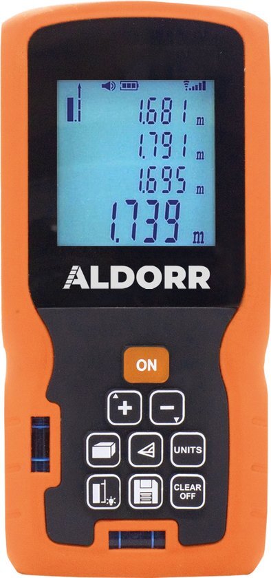 Aldorr Tools - Professionele Laserafstandmeter - 100 Meter Bereik - Uitgebreide Meetopties
