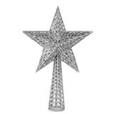 Gerimport Piek kerstboom - wit - kunststof - 36 cm - boomtopper/versiering
