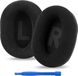 Dailygoods - Coussinets de remplacement pour casque circum-auriculaire Samsung (Velours/Noir)