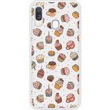Samsung Bedrukt siliconen hoesje compatibel met Galaxy A40 Cupcake vintage