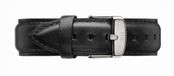 Daniel Wellington Leren Strap Sheffield DW00200020 - Horlogeband - 20mm - Zwart