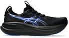 ASICS Gel-nimbus 28 Black/Neon Blue Sneakers voor heren, Meerkleurig