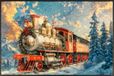 wash+dry Snow Express Deurmat, 50 x 75 cm, voor binnen en buiten, wasbaar