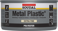 Soudal Metal Plastic Extra Fine Polyesterplamuur 1 kg Wit