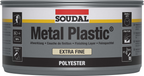 Soudal Metal Plastic Extra Fine Polyesterplamuur 1 kg Wit