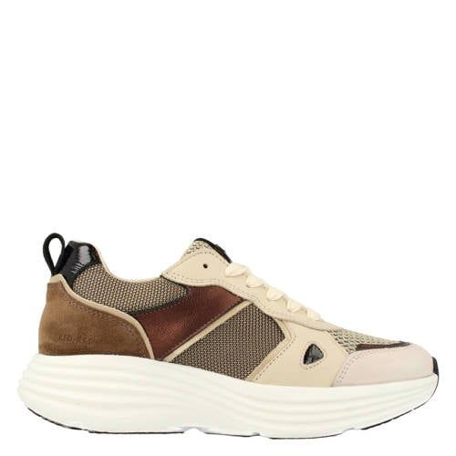 Red Rag chunky leren sneakers beige