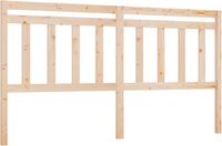 vidaXL Hoofdbord - 186x4x100 cm - Massief Grenenhout