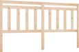 vidaXL Hoofdbord - 186x4x100 cm - Massief Grenenhout
