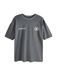 Next - Heren - T-shirt met ruimvallende pasvorm en US Postal Service-print - Grijs