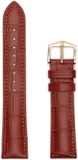 Hirsch Duke Horlogeband - Goudbruin - Leer - 14mm