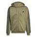 Adidas Sweat à capuche - M 3S FL FZ HD - S tot XXL - pour Hommes - vert