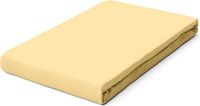 Schlafgut Pure Jersey Hoeslaken XL - 180x200 - 200x220 164 Yellow Mid