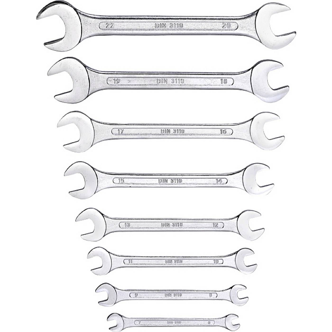 KWB 470390 Dubbele steeksleutelset Sleutelbreedte (metrisch) 6 - 22 mm
