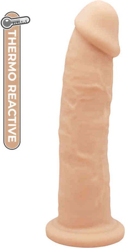 Dildo met Zuignap Real Love 22.9 cm - Beige
