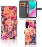 B2Ctelecom Book Case voor Samsung Galaxy M54 Hoesje Bosje Bloemen