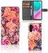 B2Ctelecom Book Case voor Samsung Galaxy M54 Hoesje Bosje Bloemen