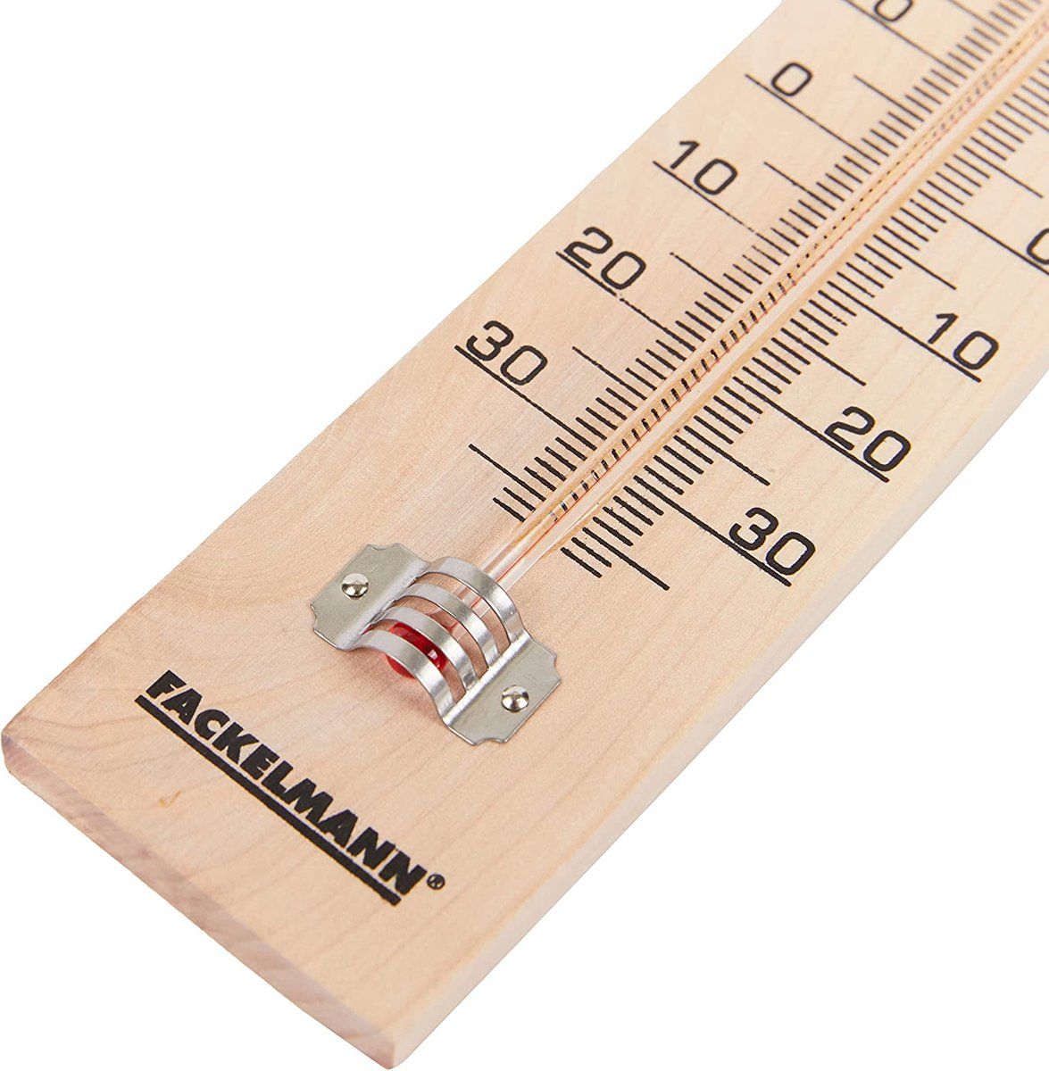 FACKELMANN thermometer voor binnen en buiten, analoog - bruin/zwart