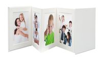 Deknudt Leporello Fotoalbum - Wit - Leer - 17,5 x 17,5 cm