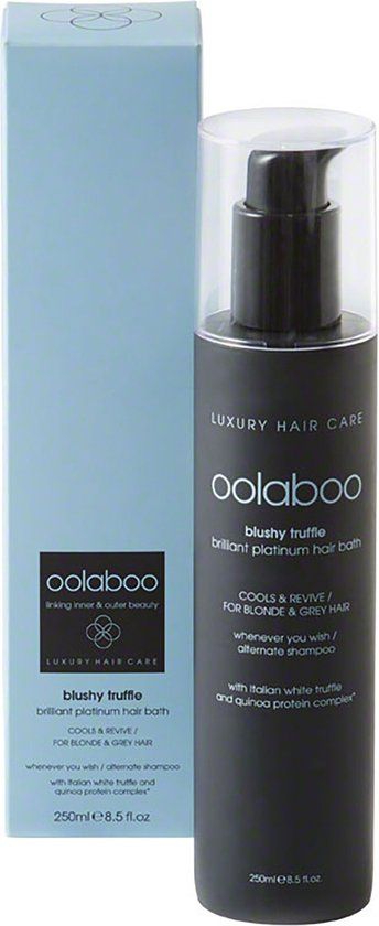 Oolaboo Blushy Truffle Brilliant Platinum Hair Bath - 250ml