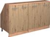 Vicco Rion Armoire pour mur incliné – 140 cm Set de 2 corps de meuble 60 cm profondeur Chêne artisanal