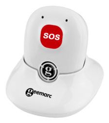 Geemarc Telecom GEEMARC AmpliDECT 295 SOS Pro draadloze telefoon met alarm en antwoordapparaat - Wit