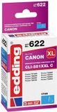 Edding Inktcartridge vervangt Canon CLI-581C XXL Compatibel Cyaan EDD-622 18-622
