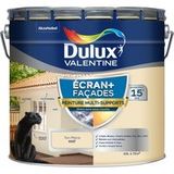 Dulux Valentine Peinture Écran+ Multi-supports Façade - Protection 15 Ans Sur 15 Matériaux - Mat Ton Pierre 10 L