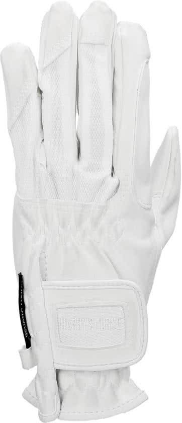 Harry's Horse Domy Suede Mesh Rijhandschoenen - Wit - L