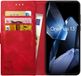Rosso Element Wallet Book Case voor OnePlus 13 - Rood