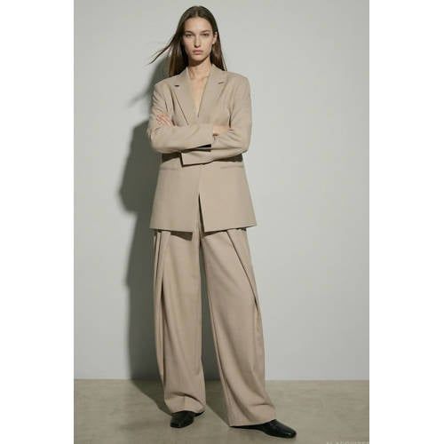 HYPEDROP regular blazer taupe