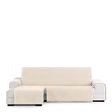 Eysa Overtrek voor chaise longue, praktisch, oriënt, 240 cm, kleur 01/beige, links vooraanzicht