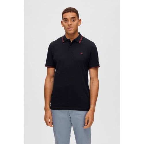 SELECTED HOMME Slim Fit Polo SLHDANTE - Black
