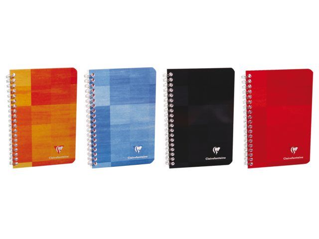 Clairefontaine Notitieboek Exacompta Matris spiraal 165x210mm gelinieerd