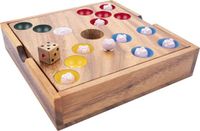 Engelhart Pig Hole Ceramic – Houten Strategisch Spel – 2+ Spelers – Klassiek Puntenspel – Behendigheid- en Strategiespel