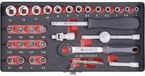 TOOLCRAFT 826363 Jeu de douilles métrique 1/4 (6,3 mm) 36 pièces
