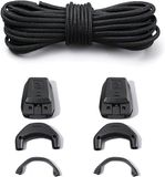 Allecto Plus - Lacets pour chaussures de ski Speedcross - 15 mm - Noir