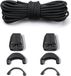 Allecto Plus - Lacets pour chaussures de ski Speedcross - 15 mm - Noir