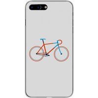 1001 coques Apple iPhone 7 Plus Bedrukt siliconen hoesje Bike color hipster